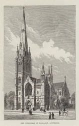 Die Kathedrale von Ballarat, Australien